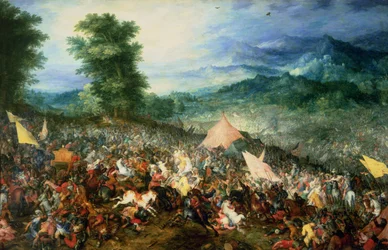 A Batalha de Arbela, ou a Batalha de Isso, 1602
